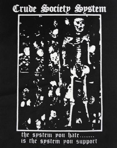 CRUDE S.S. - . Back patch