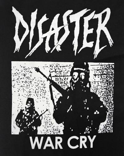 DISASTER - war cry Back patch