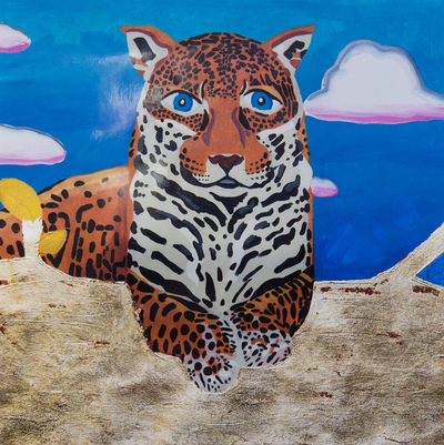 Medium Metallic Print: The Jaguar