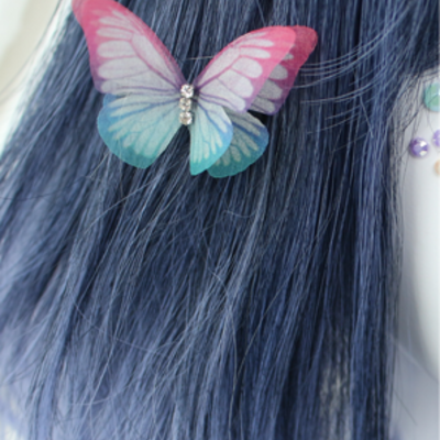 Harajuku gradient butterfly wig