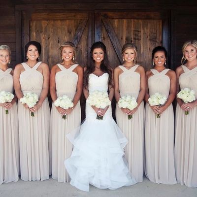 Hot selling long chiffon bridesmaid dresses under 100 - Thumbnail 5