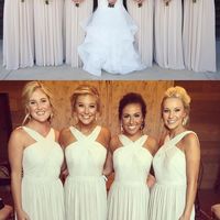 Hot Selling Long Chiffon Bridesmaid Dresses Under 100 - Thumbnail 1