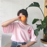 Cute Milk Print T-shirt - Thumbnail 4