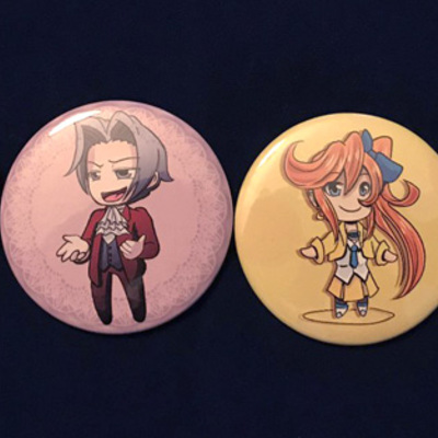 Ace attorney button set