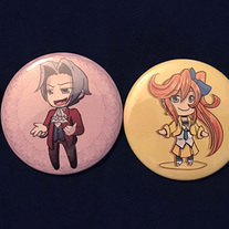 Ace Attorney Button Set