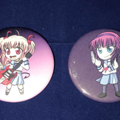 Angel beats! button set
