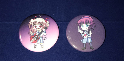 Angel beats! button set
