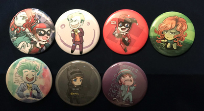 Batman button set