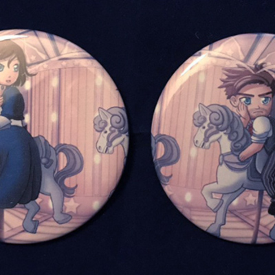 Bioshock infinite carousel button set