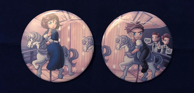 Bioshock infinite carousel button set