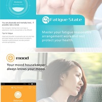 37° L18 Smart Bracelet Blood Pressure Heart Rate Fatigue Mood - Thumbnail 3
