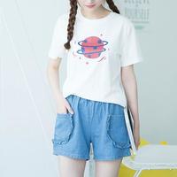 Planet Printed T-shirt - Thumbnail 2