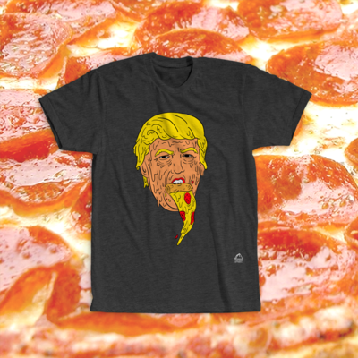 President donald trump pizza melt t-shirt