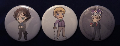Sherlock button set