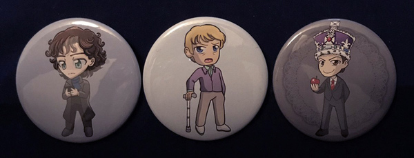 Sherlock Button Set