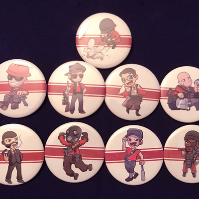 Team fortress 2 button set