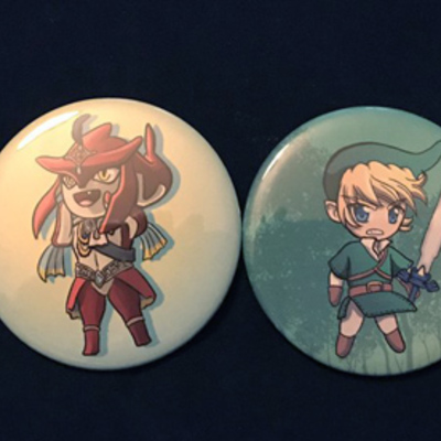 Zelda button set