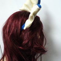 Vaporeon Ear Headband Cosplay Dance Costume Rave Bra Rave Wear Halloween Burlesque Show Girl - Thumbnail 3