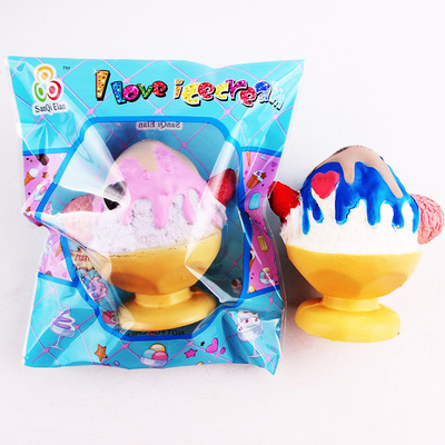 I Love Ice Cream Squishy Sundae Ice Cream Bowl
