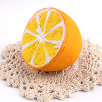 Lemon / Orange Squishy Slow Rising with Ball Chain  - Thumbnail 1