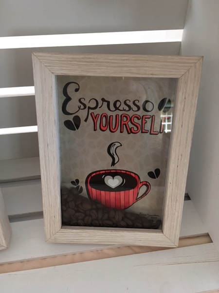 Coffee shadow box