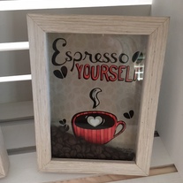 Coffee shadow box