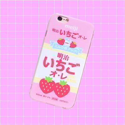 Ichigo milk iphone case