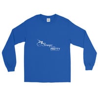 Men's Stronger Than Pretty Long Sleeve T-Shirt - Thumbnail 6