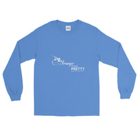 Men's Stronger Than Pretty Long Sleeve T-Shirt - Thumbnail 7