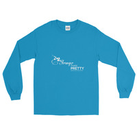 Men's Stronger Than Pretty Long Sleeve T-Shirt - Thumbnail 8