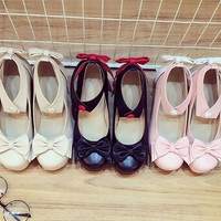Harajuku bow round shoes - Thumbnail 1