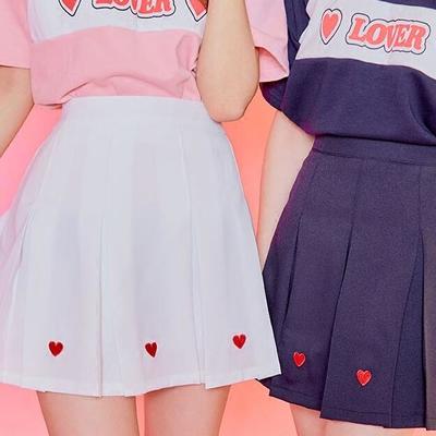 Sweet heart tennis skirt