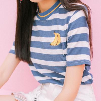 Banana stripe t-shirt
