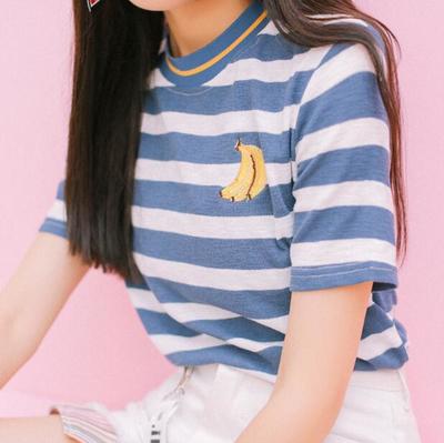 BANANA Stripe T-shirt