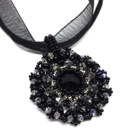 Black Midnight Crystal Pendant - Thumbnail 2