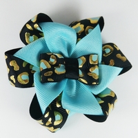 Cheetah Folded Flower - Thumbnail 1