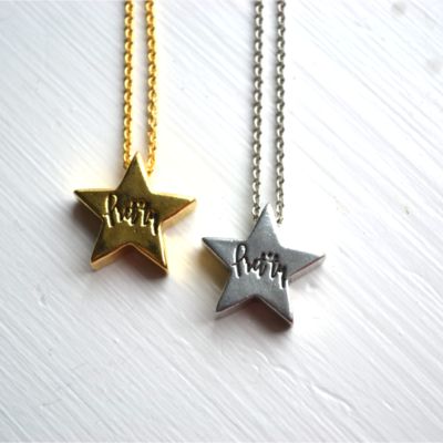 "you're a star" necklace