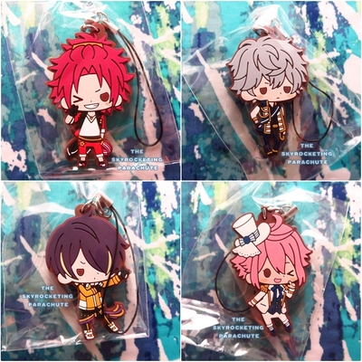 Ensemble stars! vol 4 rubber strap - sena izumi / kiryuu kurou / sakuma rei / isara mao / tenma mitsuru / sengoku shinobu / himemiya tori -