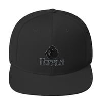 Silver N Black Hussla 1 Wool Blend Snapback - Thumbnail 1
