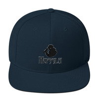 Silver N Black Hussla 1 Wool Blend Snapback - Thumbnail 5