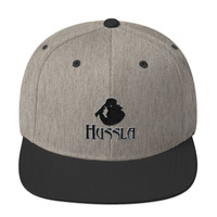 Silver N Black Hussla 1 Wool Blend Snapback - Thumbnail 8