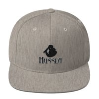 Silver N Black Hussla 1 Wool Blend Snapback - Thumbnail 9