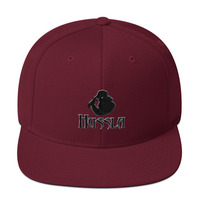 Silver N Black Hussla 1 Wool Blend Snapback - Thumbnail 16