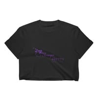 Women's Stronger Than Pretty Crop Top - Thumbnail 1