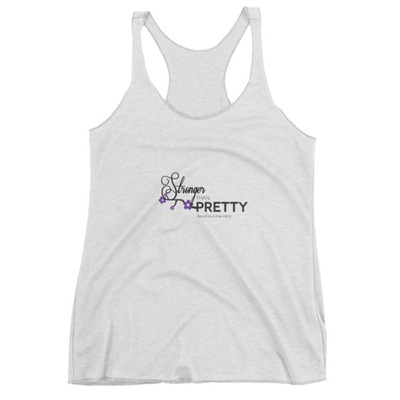 Women's stronger than pretty tank top