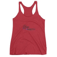 Women's Stronger Than Pretty tank top - Thumbnail 3