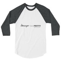 Men's Stronger Than Pretty 3/4 sleeve raglan shirt - Thumbnail 1