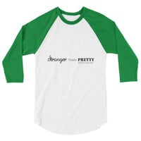 Men's Stronger Than Pretty 3/4 sleeve raglan shirt - Thumbnail 2