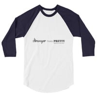 Men's Stronger Than Pretty 3/4 sleeve raglan shirt - Thumbnail 3
