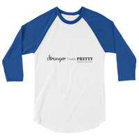 Men's Stronger Than Pretty 3/4 sleeve raglan shirt - Thumbnail 5